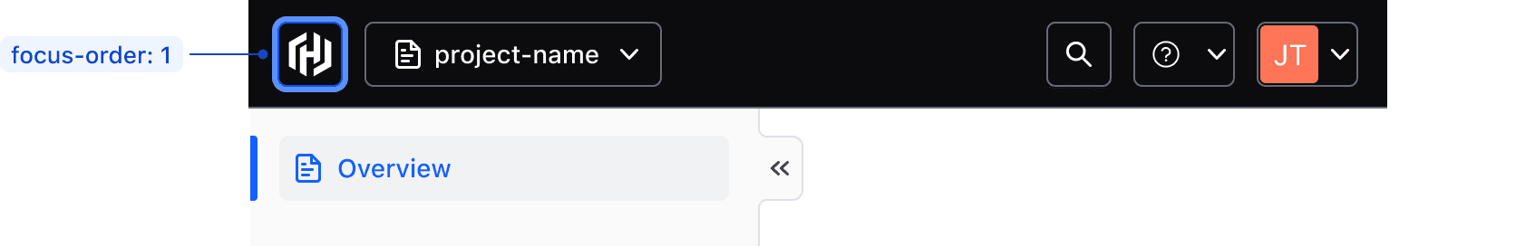 Focus order in the App Header
